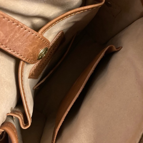 JW HULME CO EDITOR CORRESPONDENT BROWN SADDIE HERITAGE SHOULDERBAG LEATHER - Picture 2 of 13